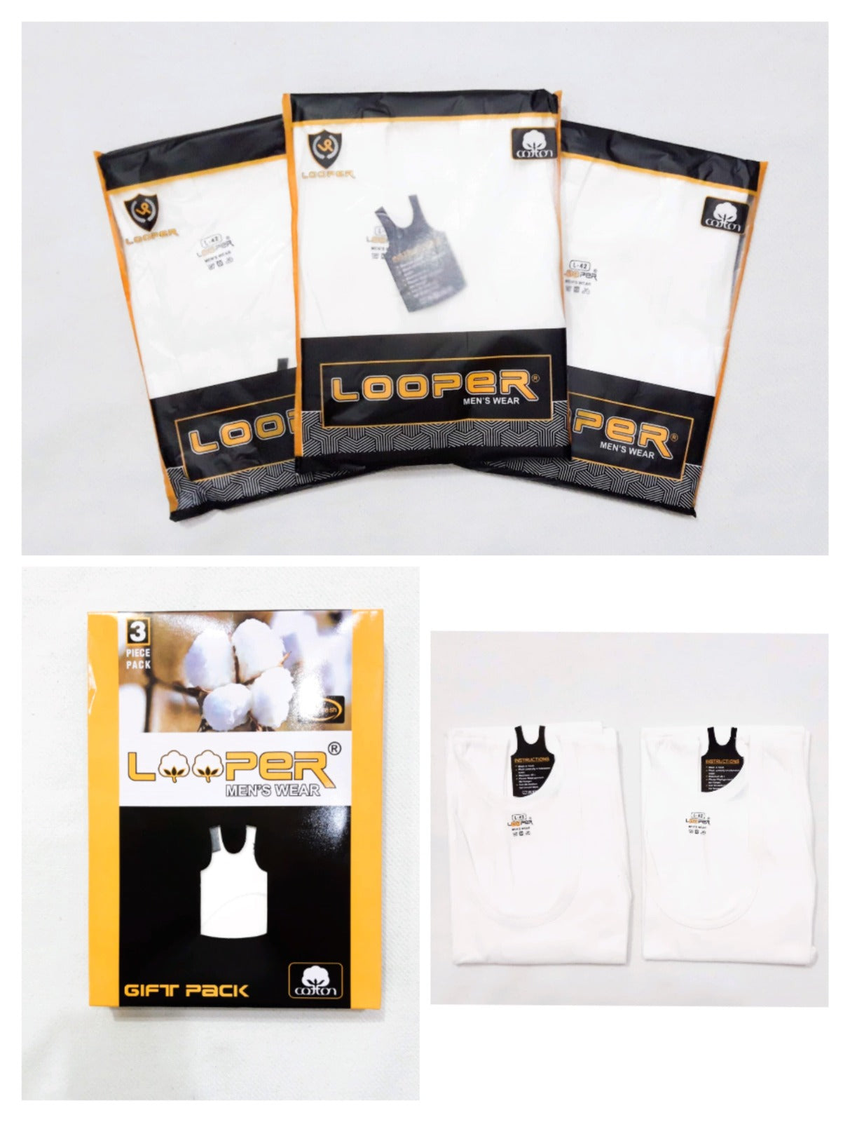 Men’s Cotton Vests & Undershirts