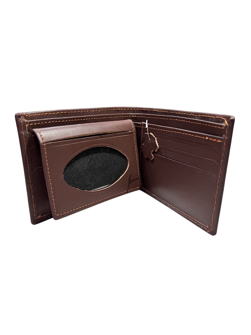 Brown Genuine Cow Leather Wallet – Slim & Easy to Carry
