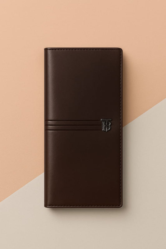 Elegant Brown Leather Wallet for Men