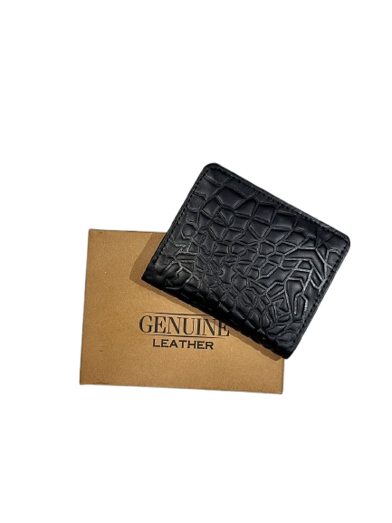Crocodile Embossed Genuine Leather Wallet for Men – Premium, Stylish & Durable Gift Wallet