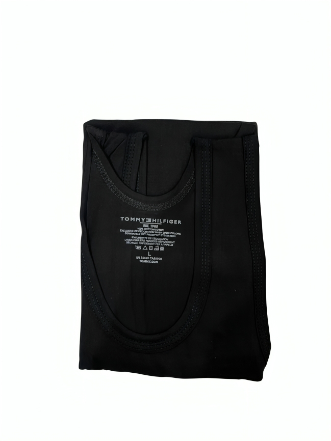 Tommy Hilfiger Men’s Cotton Vests – 3 Pack - Pure Cotton Comfort